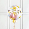 Personalised Bubble Balloon in a Box - Sweet Bees & Daisies None Personalised Balloons