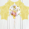 Personalised Bubble Balloon in a Box - Sweet Bees & Daisies 8 Extra Balloons Personalised Balloons