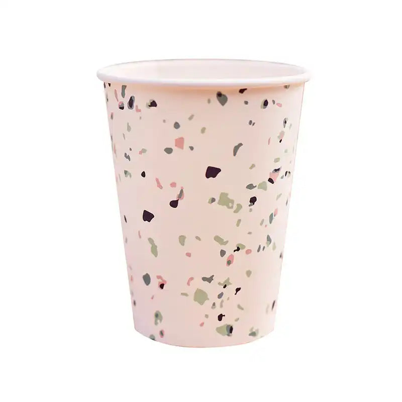 Terrazzo Print Paper Cups (x8) General Party