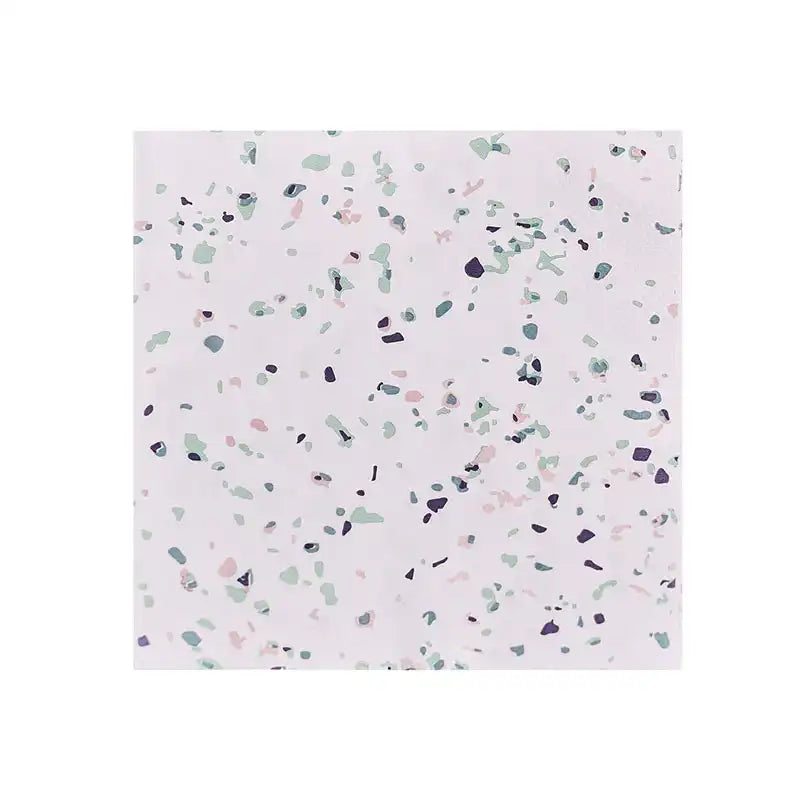 Terrazzo Print Paper Napkins (x16) General Party