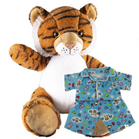 Make a Bear - Terry the Tiger - Recordable Blue PJs Make a Bear