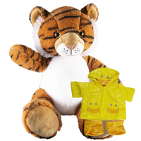 Make a Bear - Terry the Tiger - Recordable Duck Raincoat Make a Bear