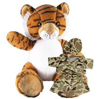 Make a Bear - Terry the Tiger - Recordable Desert Army Make a Bear