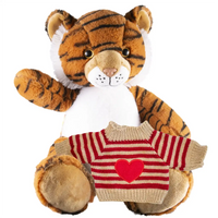 Make a Bear - Terry the Tiger - Recordable Heart Jumper Make a Bear