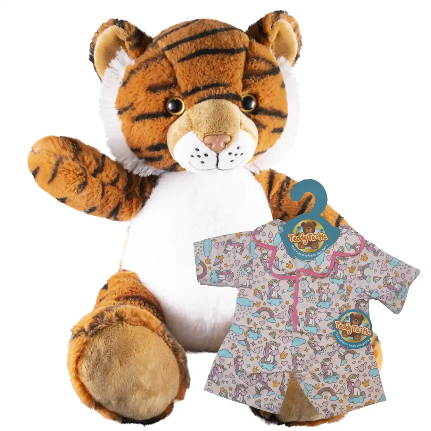 Make a Bear - Terry the Tiger - Recordable Unicorn Pjs Make a Bear