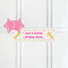 Unicorn Sparkle Personalised Party Banner No 2 Balloons Personalised Banner