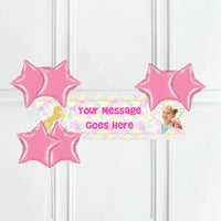 Unicorn Sparkle Personalised Party Banner Yes 6 Balloons Personalised Banner