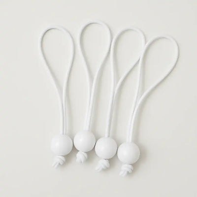 Banner Bungee Cords Pack of 4 White Party Pieces