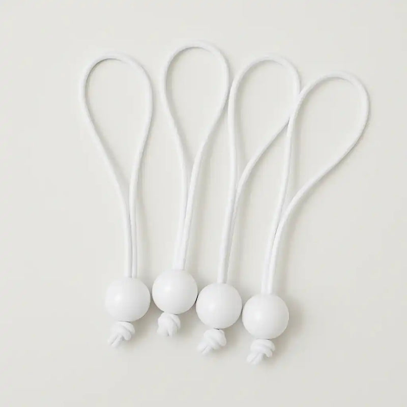 Banner Bungee Cords Pack of 4 White Party Pieces