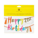 Customisable Happy Birthday Garland (2.5m)