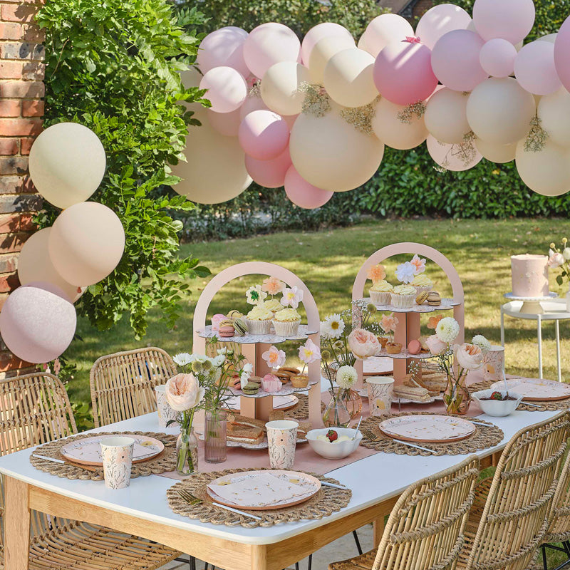 Floral Balloon Bundle with Balloon Tails (x5) General Party