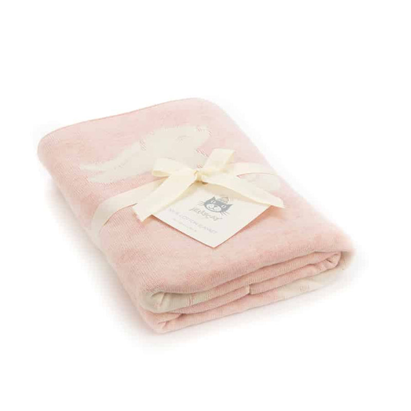Personalised Jellycat Bashful Pink Bunny Blanket