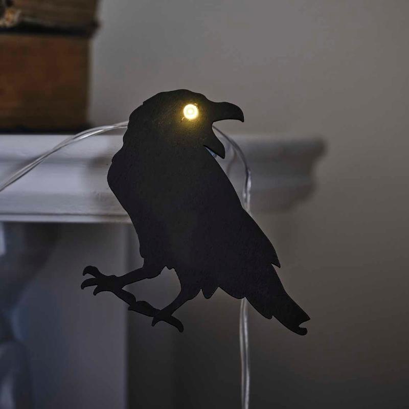 Black Crow Light Up Bunting (2m)