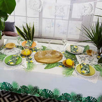 Palm Leaf Paper Table Cover Summer