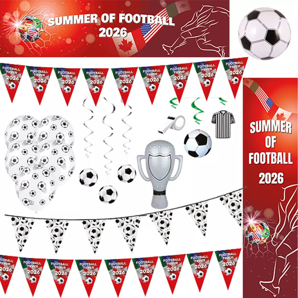 Summer of Football Decoration Pack Monster Parties