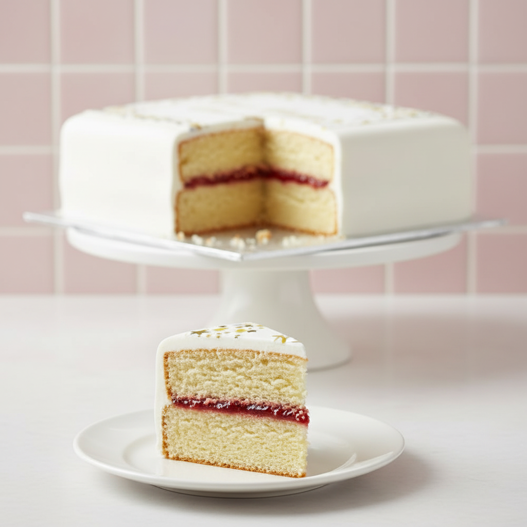 Personalised Photo Cake - Metallics Confetti Personalised Cake