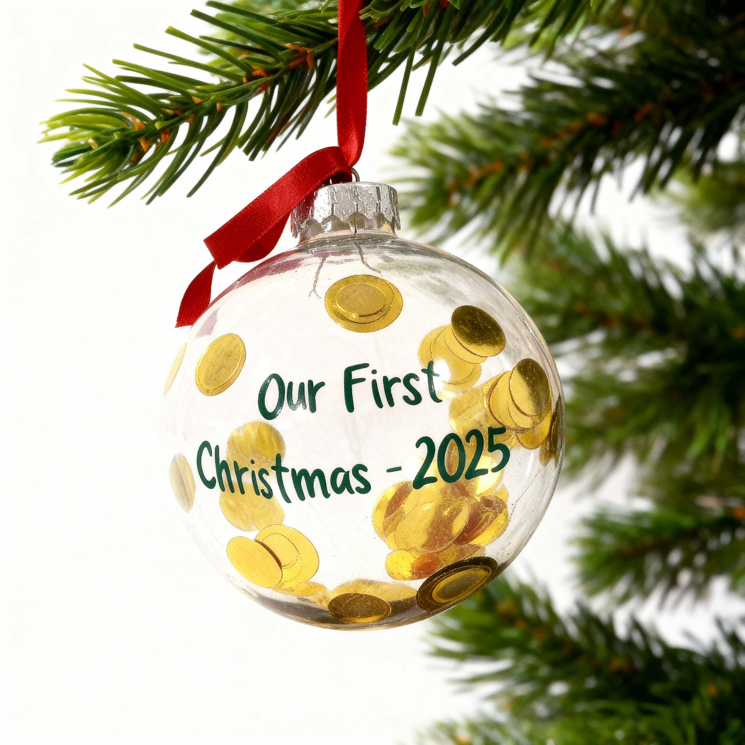 Personalised Christmas Bauble Party Pieces
