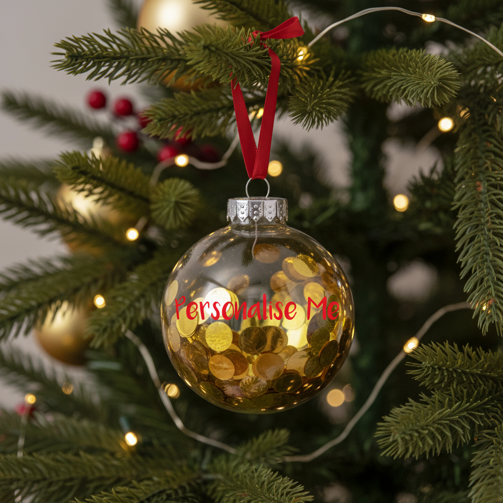 Personalised Christmas Bauble Party Pieces