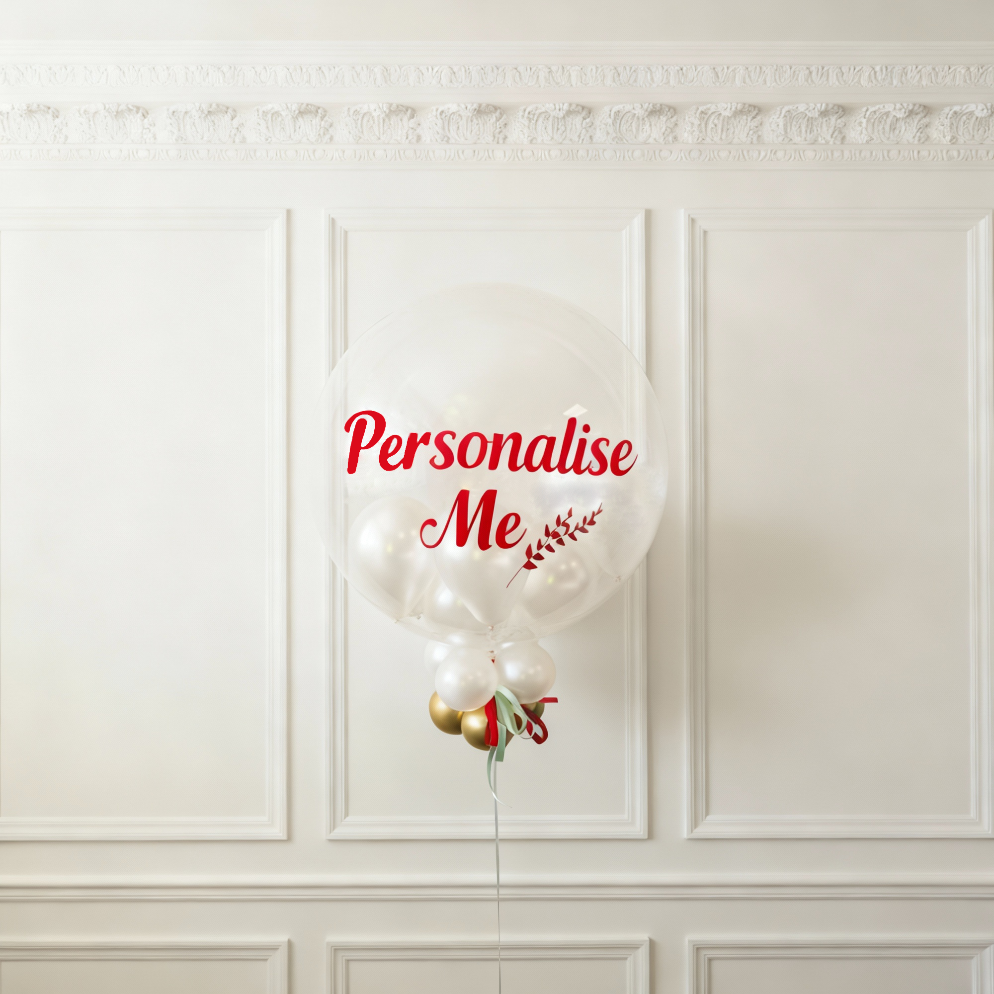Personalised Christmas Bubble Balloon Personalised Balloons