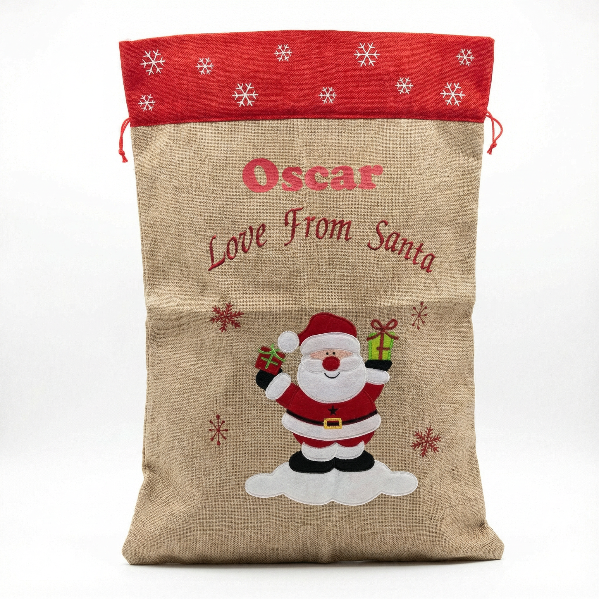 Personalised Love From Santa Christmas Sack Monster Parties
