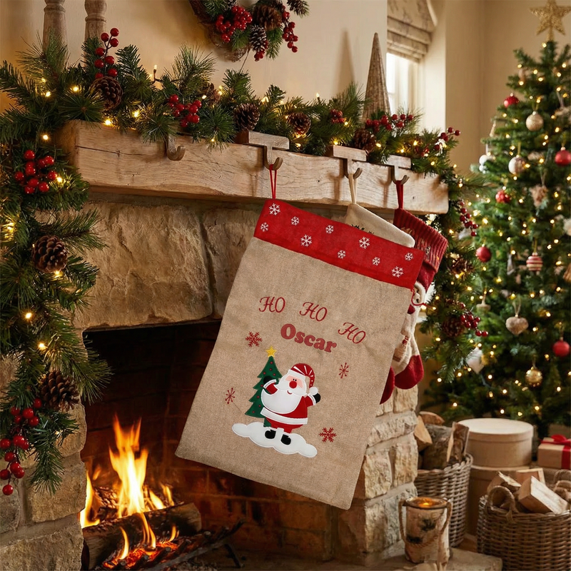 Personalised 'Ho Ho Ho' Christmas Sack Monster Parties