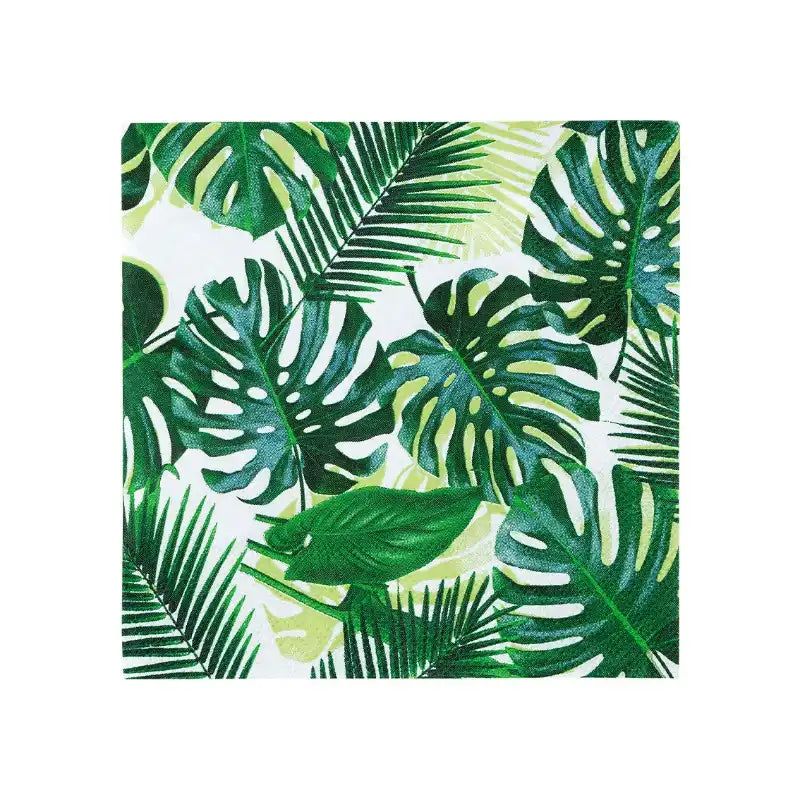 Palm Leaf Cocktail Party Napkins (x20) Summer