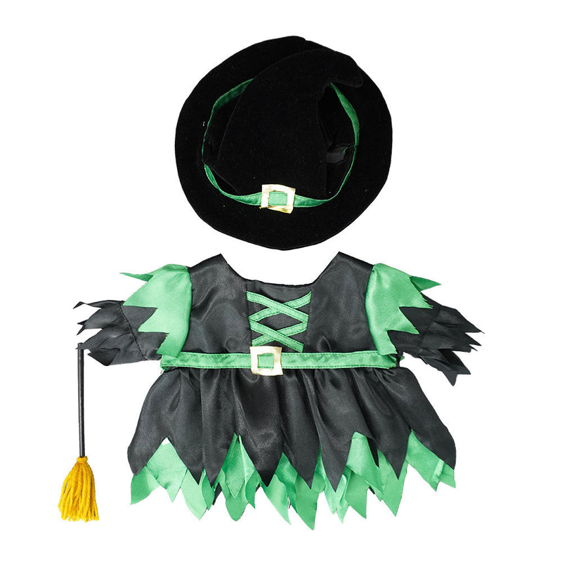 Green Witch Teddy Bear Outfit