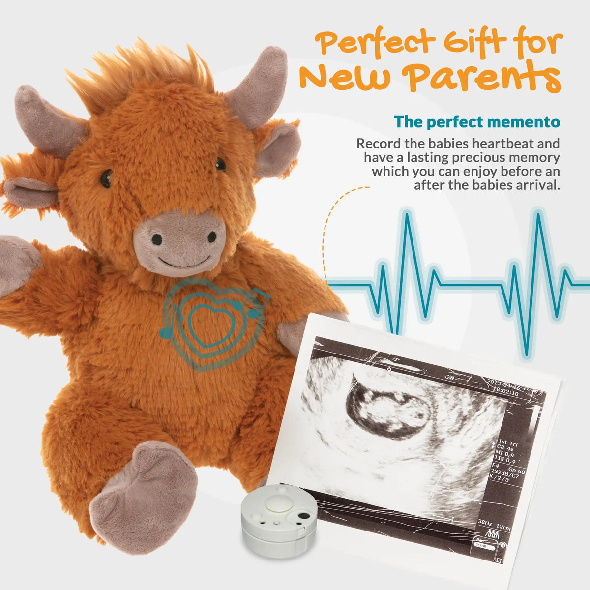 Make a Bear - Hippie The Highland Cow - Recordable Make a Bear