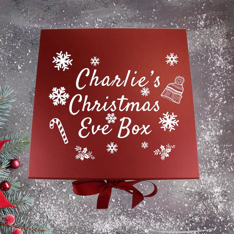 Personalised Christmas Eve Box - Hat and Cane