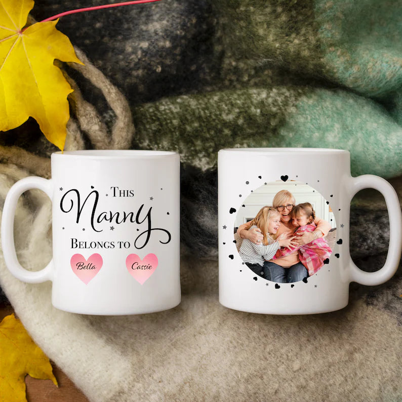 Personalised Photo Mug for Nan or Nanny Monster Parties