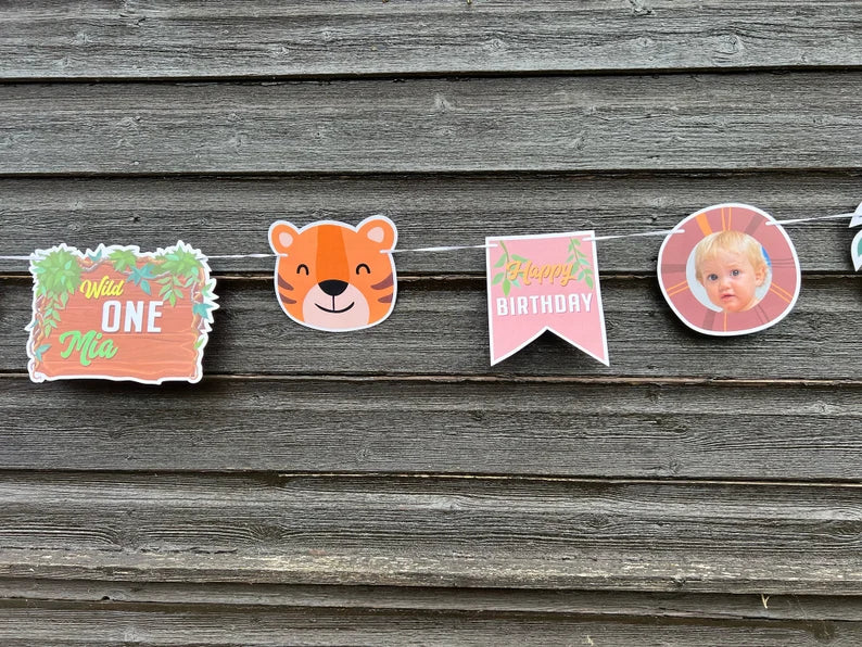 Jungle 5m Cut-out Banner with Photo