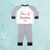 Personalised 1st Christmas Baby Boys Pyjamas