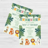 Personalised Jungle Invitations