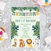 Personalised Jungle Invitations
