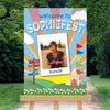 Personalised Festival Camp Photo Welcome Sign