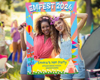 Personalised Festival Camp Selfie Frame