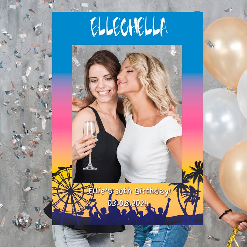 Personalised Festival Selfie Frame