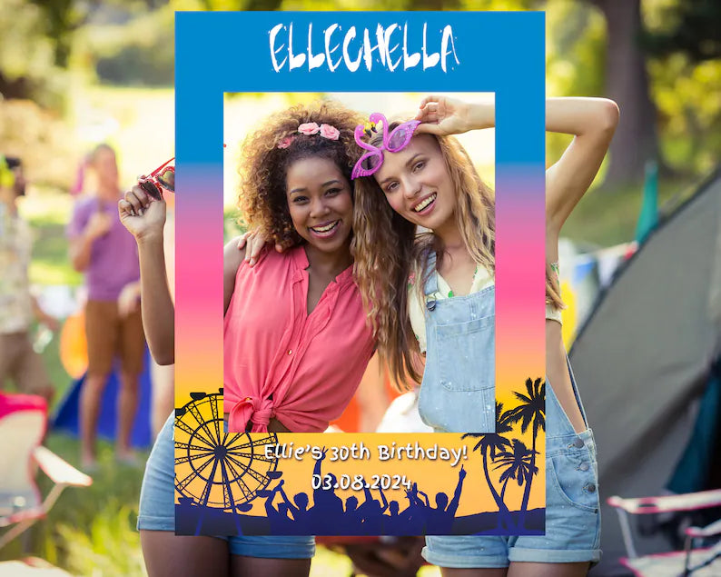 Personalised Festival Selfie Frame