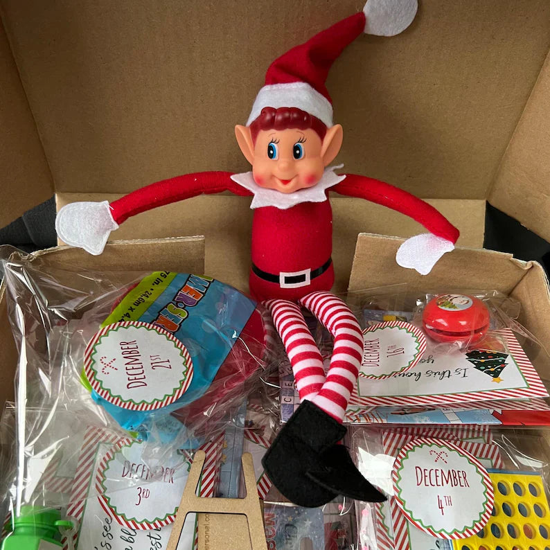 Personalised Elf Prop Activity Bundle