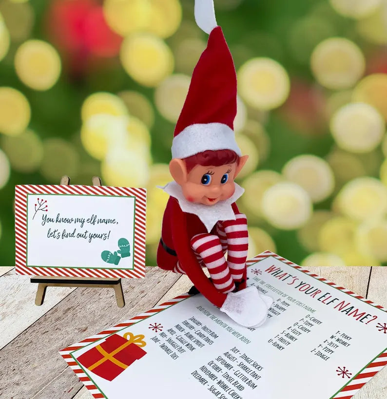 Personalised Elf Prop Activity Bundle