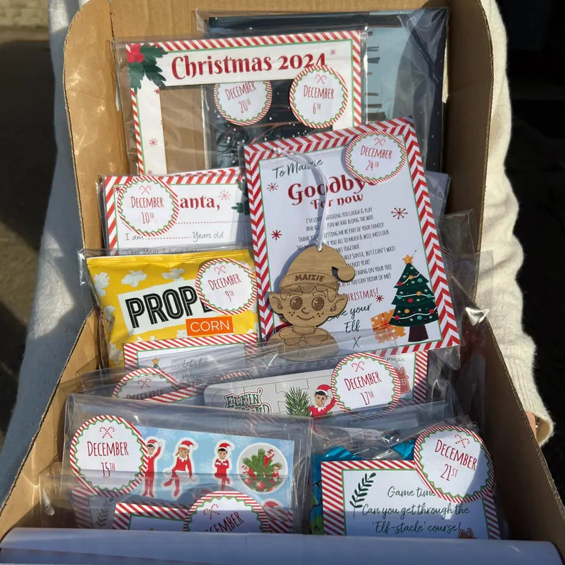 Personalised Elf Prop Activity Bundle