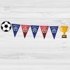 Personalised Football Pennant Bunting Banner Monster Parties