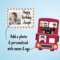 London Bear Cut-out Banner with Photo Monster Parties