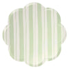 Pastel Ticking Stripe Dinner Plates (x8) General Party
