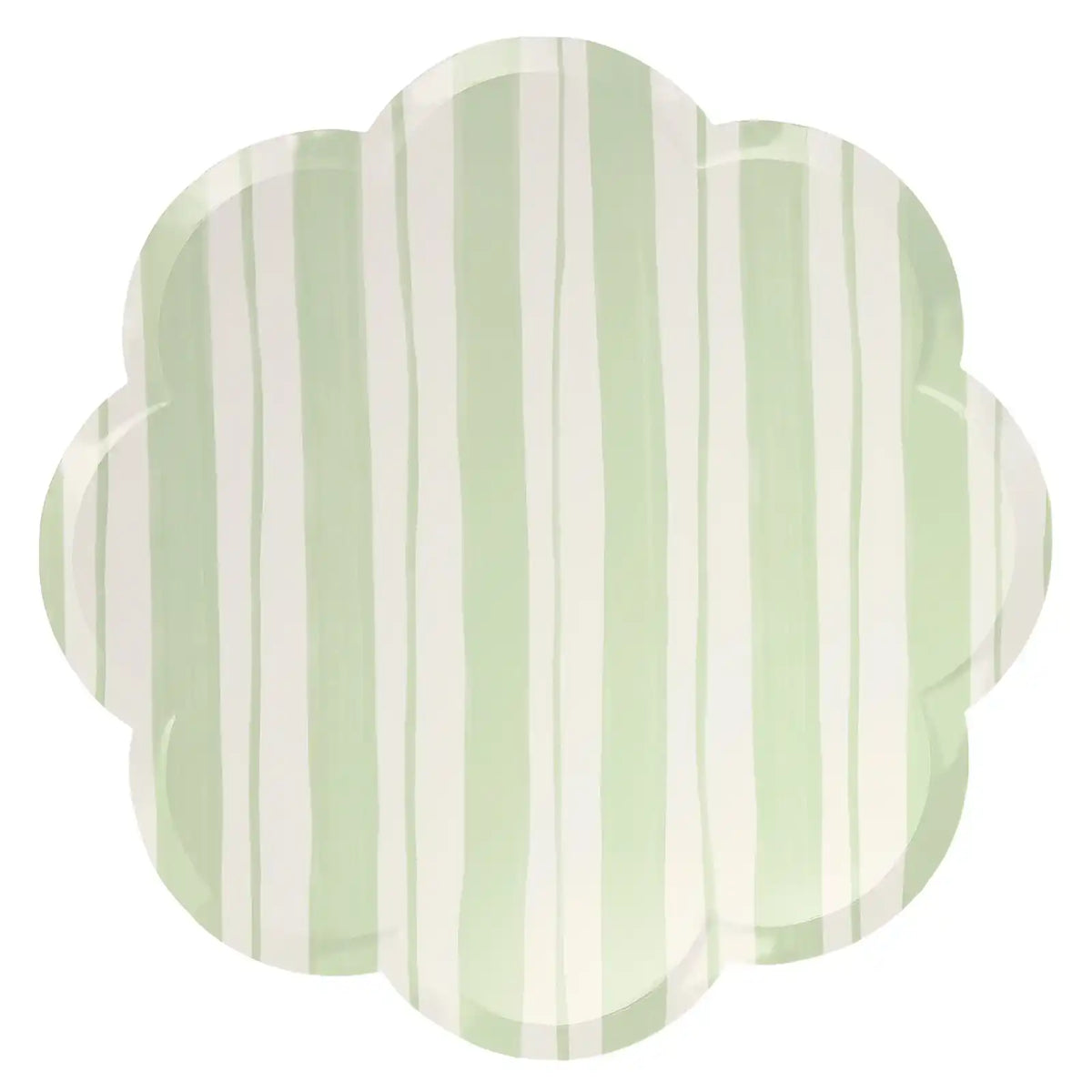 Pastel Ticking Stripe Dinner Plates (x8) General Party
