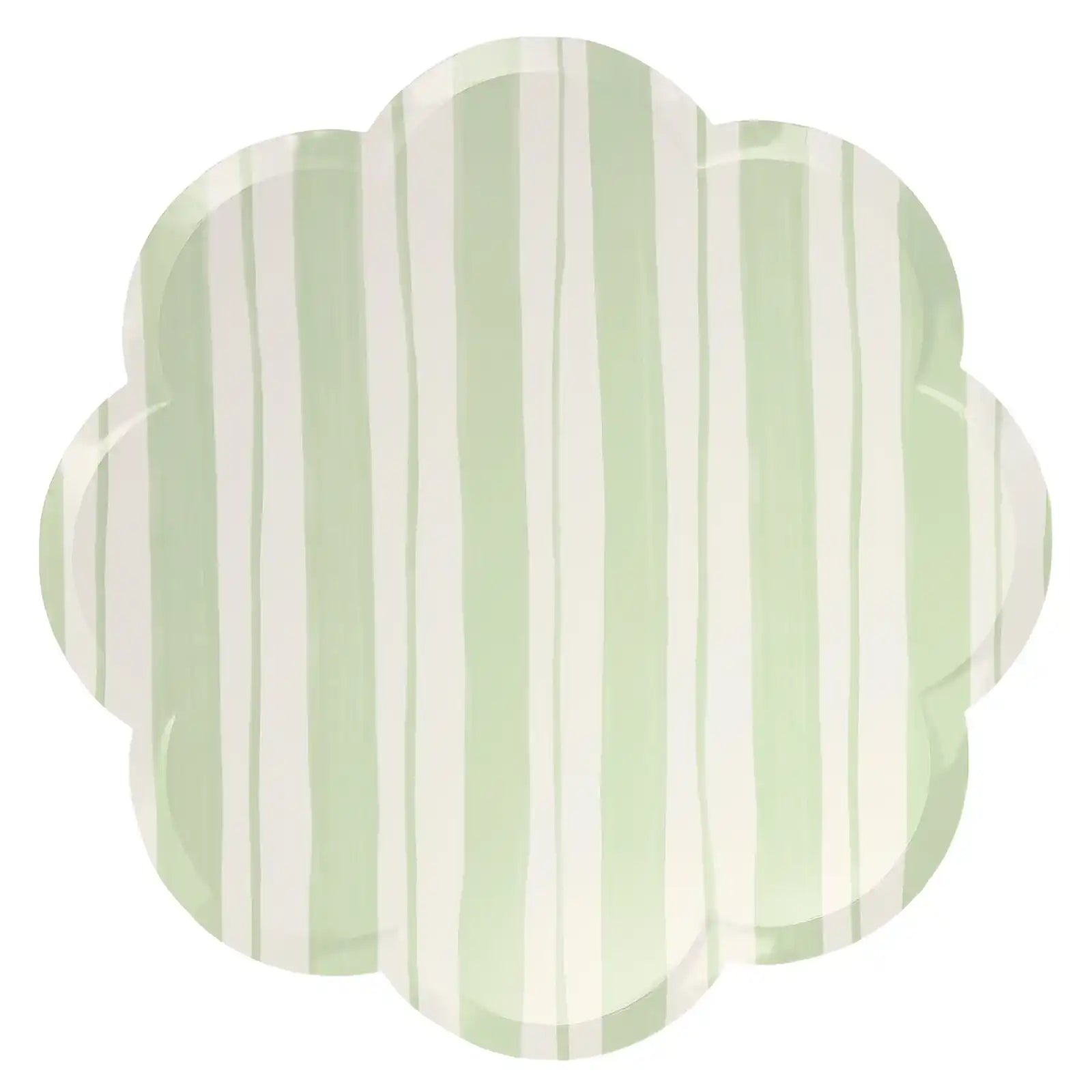 Pastel Ticking Stripe Dinner Plates (x8) General Party