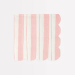 Pastel Ticking Stripe Large Napkins (x16)
