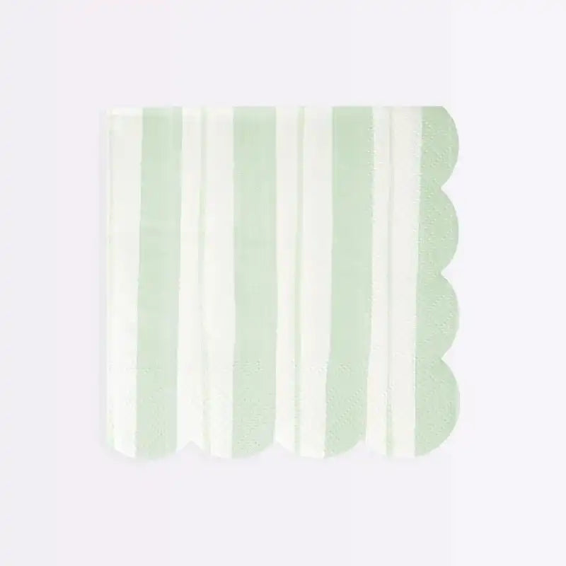 Pastel Ticking Stripe Large Napkins (x16) General Party