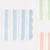 Pastel Ticking Stripe Large Napkins (x16) General Party
