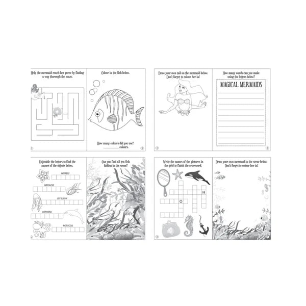 Mermaid Puzzle Book Mermaid